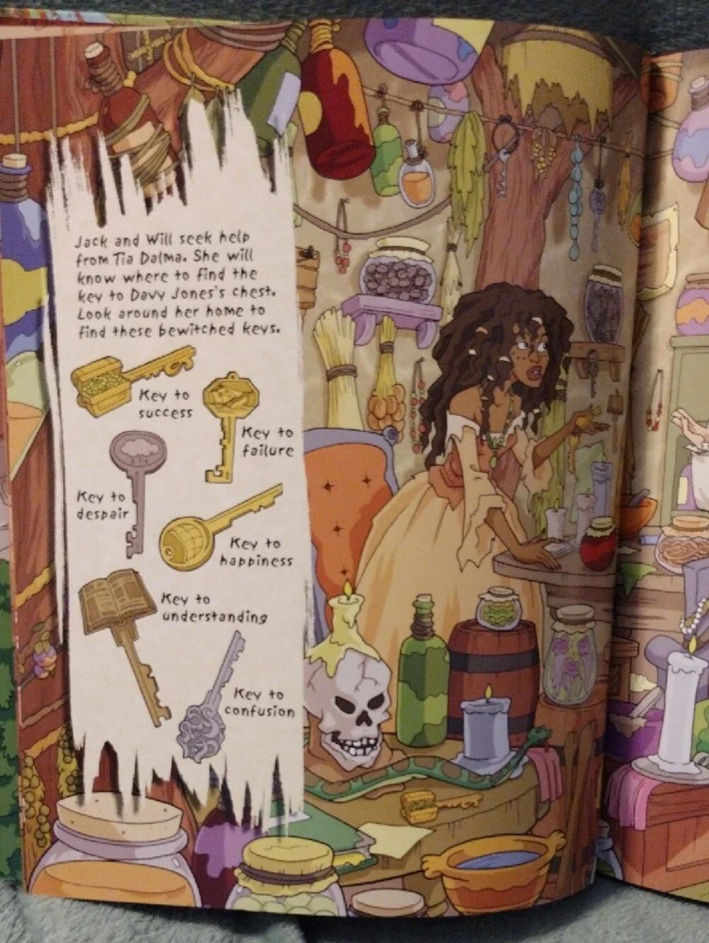 Disney Pirates of the Caribbean Dead Man's Chest Look & Find Children's Book